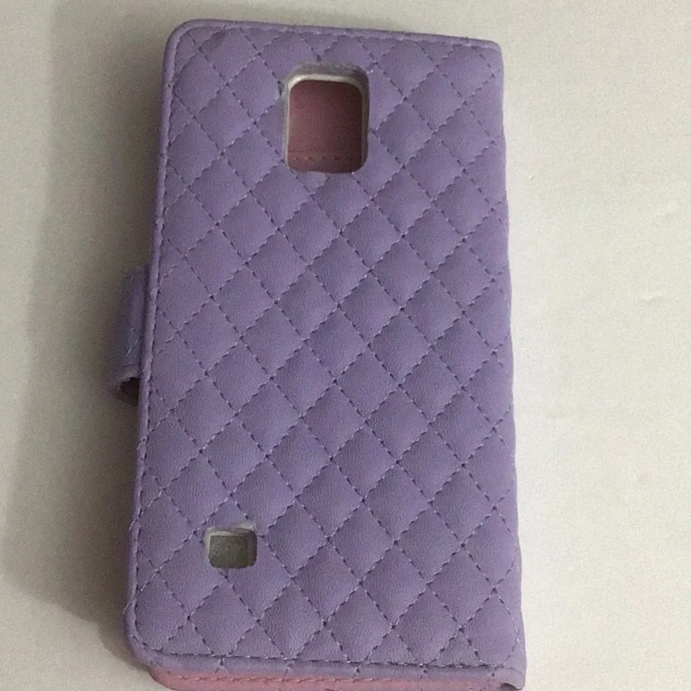 NEW Galaxy Note 8 Wallet Case Light Purple and OEM Stylus
